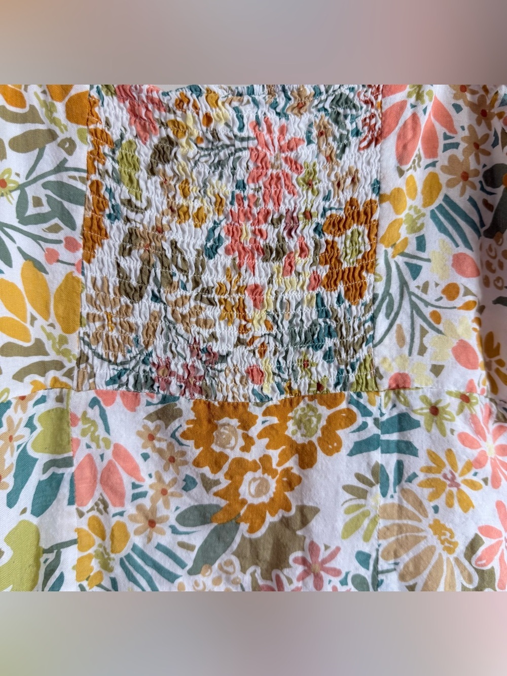 Sadie + Sage “Dream On” Floral Puff Sleeve Fully Lined Mini Dress Size XS - Picture 10 of 14